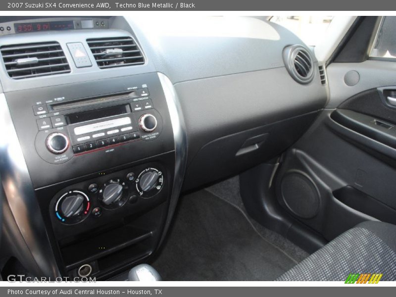 Techno Blue Metallic / Black 2007 Suzuki SX4 Convenience AWD