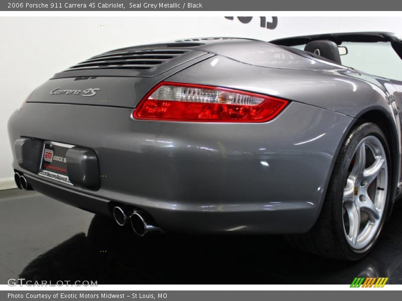 Seal Grey Metallic / Black 2006 Porsche 911 Carrera 4S Cabriolet