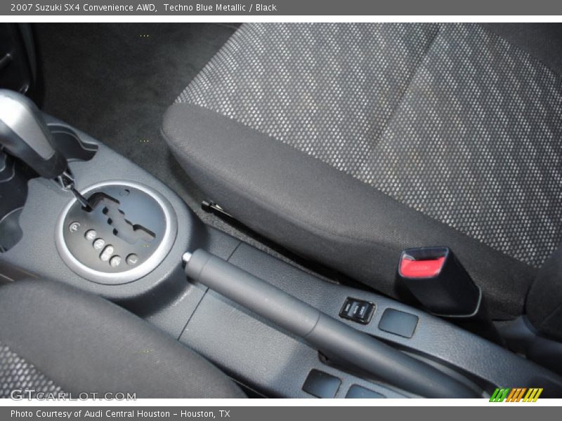 Techno Blue Metallic / Black 2007 Suzuki SX4 Convenience AWD