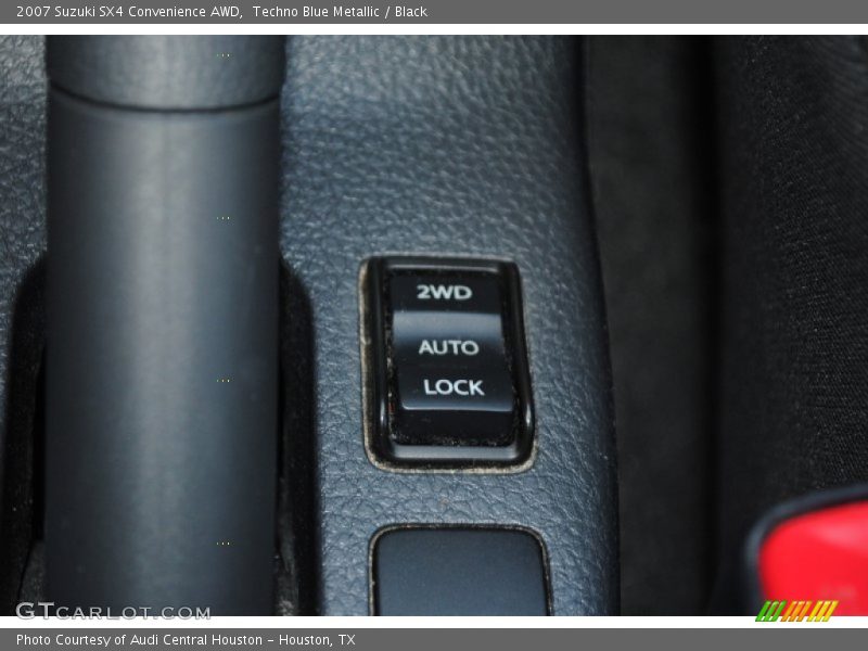 Techno Blue Metallic / Black 2007 Suzuki SX4 Convenience AWD