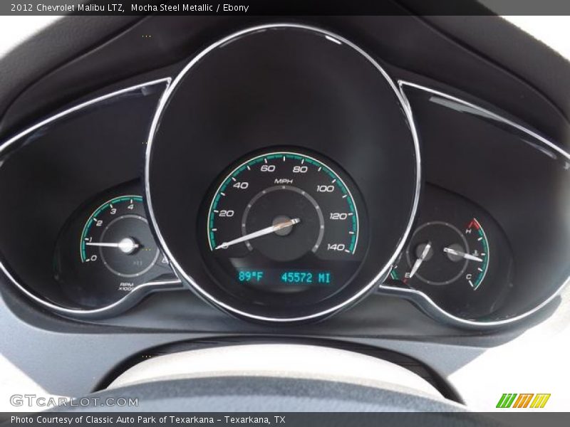 Mocha Steel Metallic / Ebony 2012 Chevrolet Malibu LTZ
