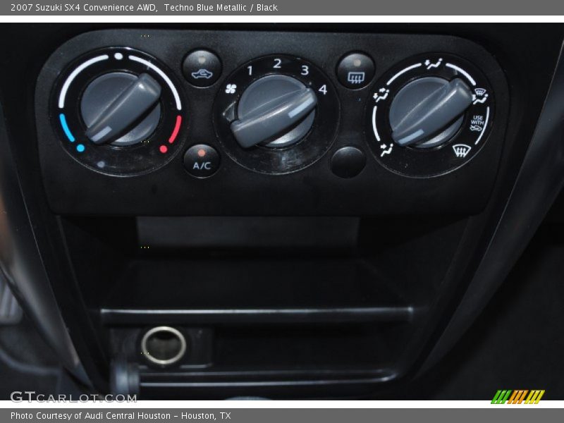 Techno Blue Metallic / Black 2007 Suzuki SX4 Convenience AWD