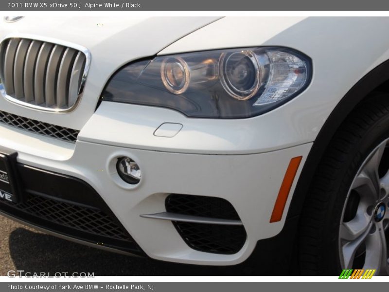 Alpine White / Black 2011 BMW X5 xDrive 50i