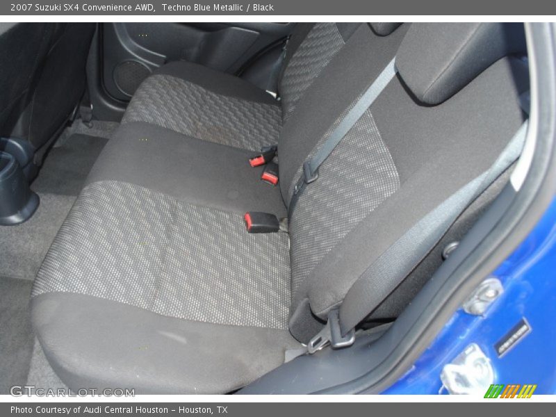 Techno Blue Metallic / Black 2007 Suzuki SX4 Convenience AWD