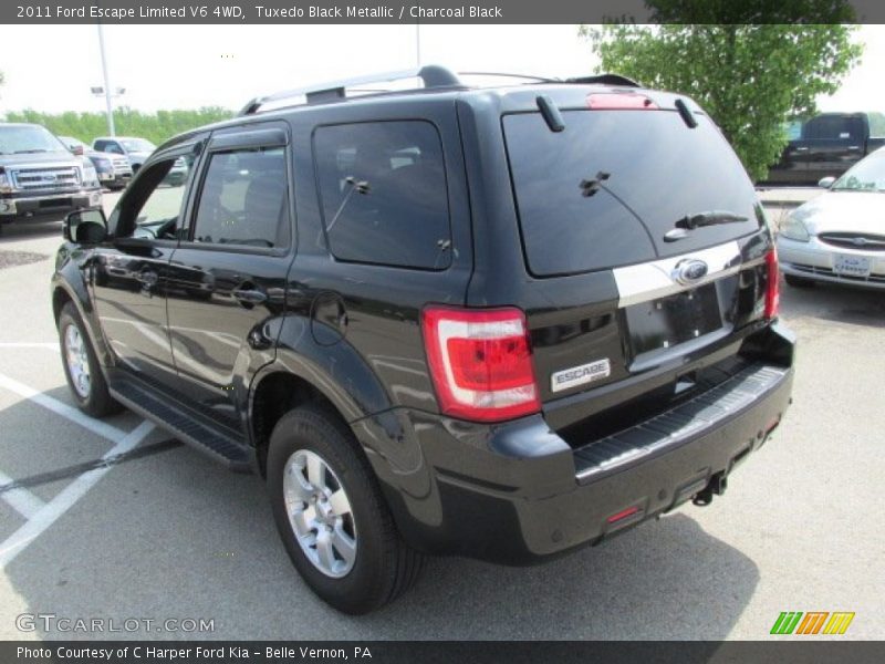 Tuxedo Black Metallic / Charcoal Black 2011 Ford Escape Limited V6 4WD
