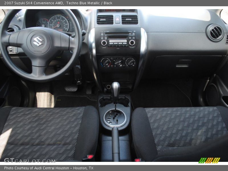Techno Blue Metallic / Black 2007 Suzuki SX4 Convenience AWD
