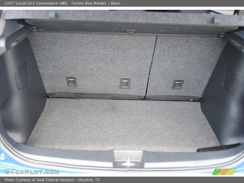 Techno Blue Metallic / Black 2007 Suzuki SX4 Convenience AWD