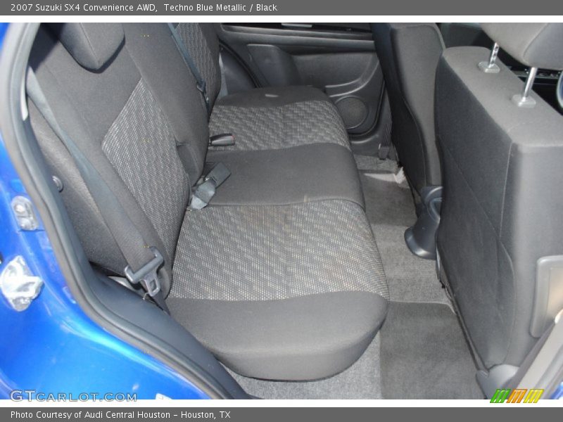 Techno Blue Metallic / Black 2007 Suzuki SX4 Convenience AWD