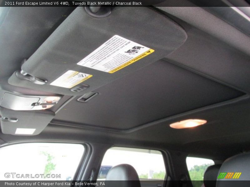 Tuxedo Black Metallic / Charcoal Black 2011 Ford Escape Limited V6 4WD
