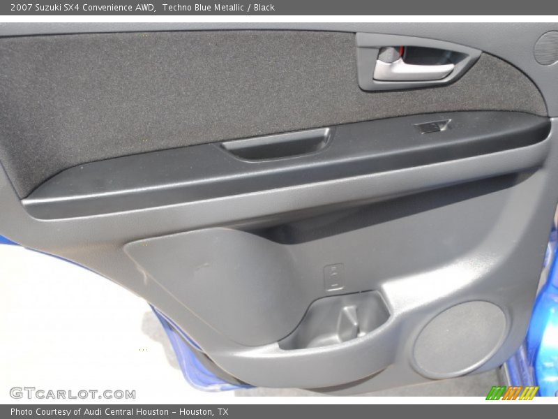 Techno Blue Metallic / Black 2007 Suzuki SX4 Convenience AWD