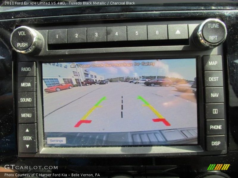 Tuxedo Black Metallic / Charcoal Black 2011 Ford Escape Limited V6 4WD