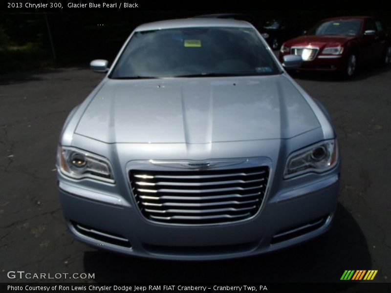 Glacier Blue Pearl / Black 2013 Chrysler 300