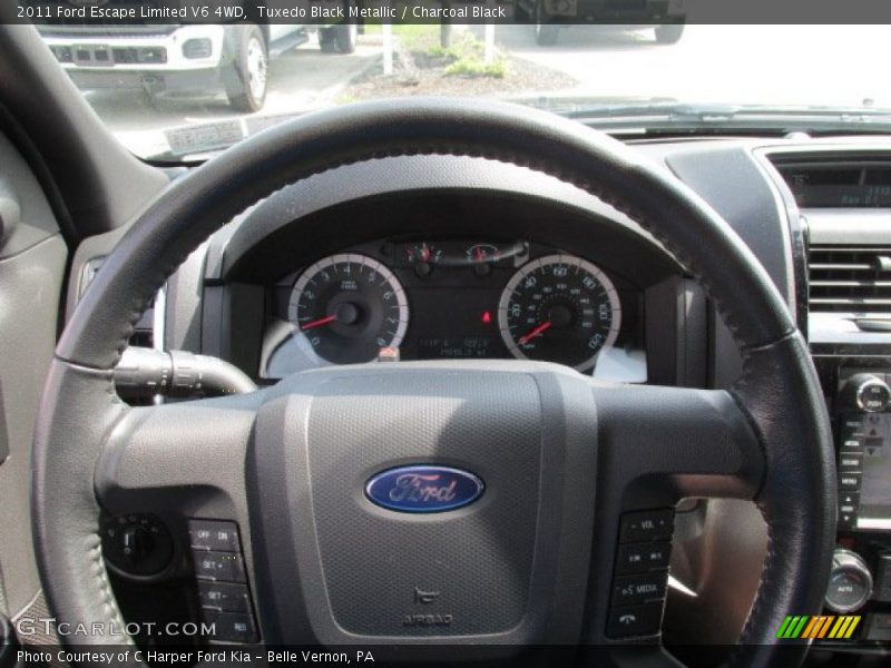 Tuxedo Black Metallic / Charcoal Black 2011 Ford Escape Limited V6 4WD