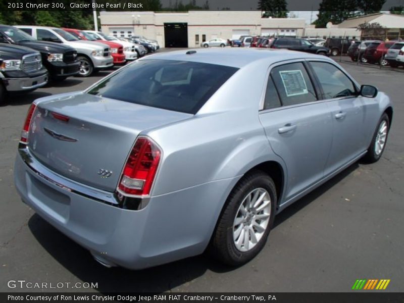 Glacier Blue Pearl / Black 2013 Chrysler 300