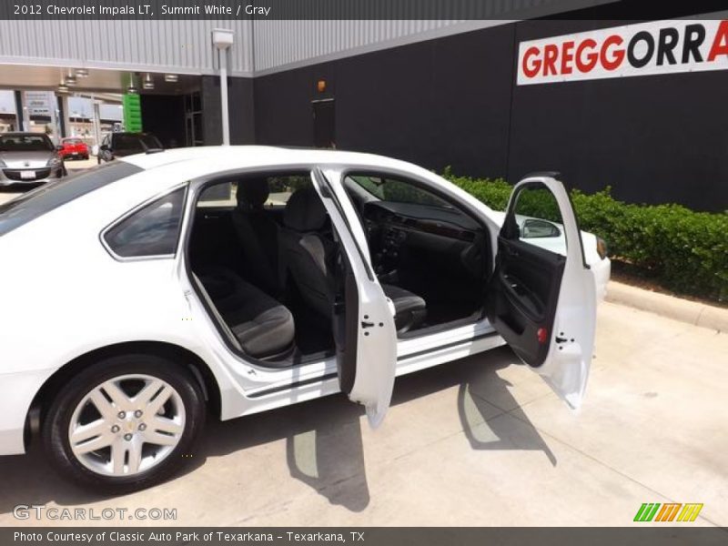 Summit White / Gray 2012 Chevrolet Impala LT