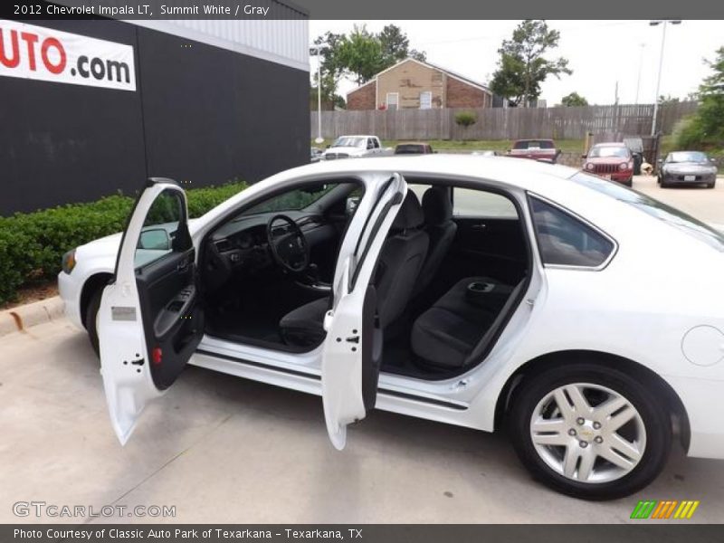 Summit White / Gray 2012 Chevrolet Impala LT