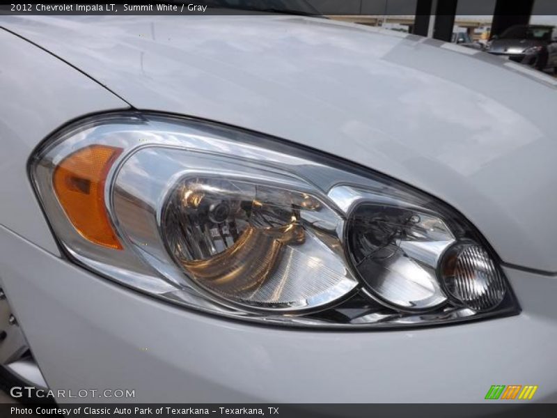 Summit White / Gray 2012 Chevrolet Impala LT
