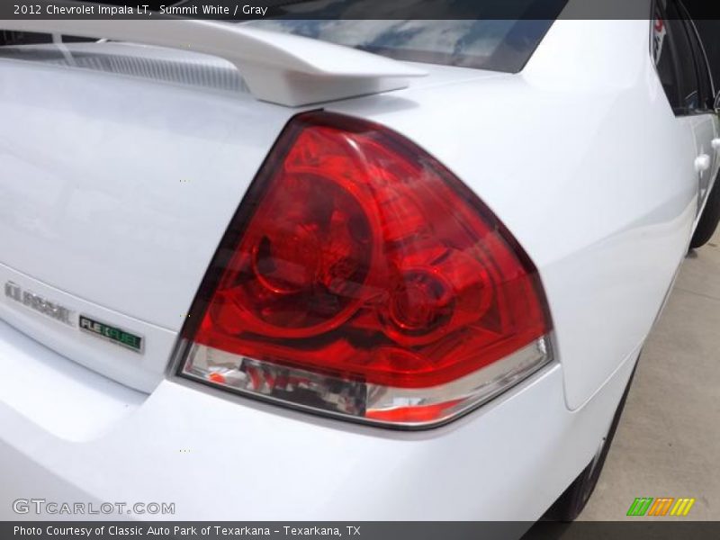 Summit White / Gray 2012 Chevrolet Impala LT