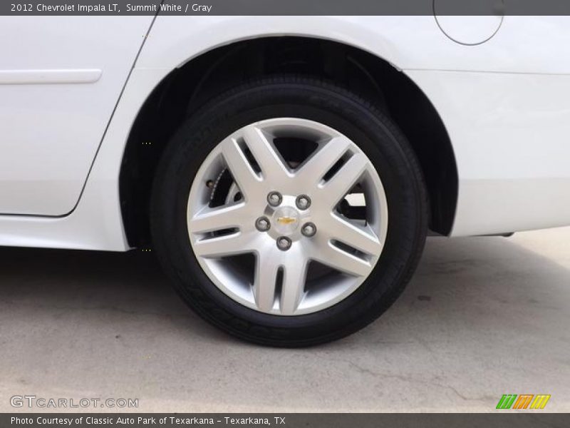 Summit White / Gray 2012 Chevrolet Impala LT