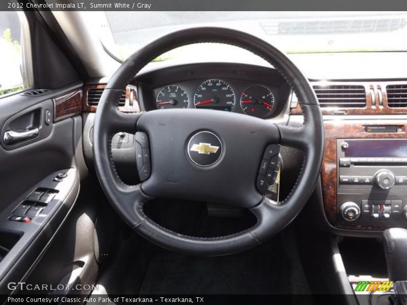 Summit White / Gray 2012 Chevrolet Impala LT