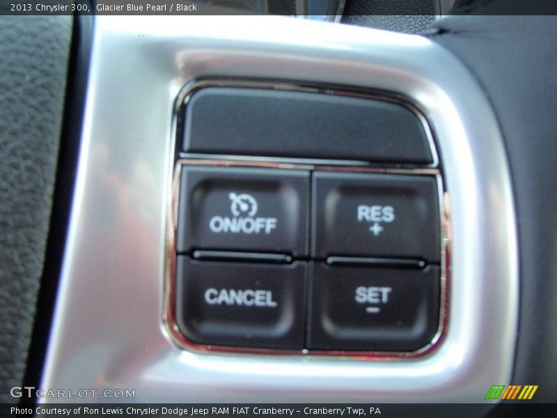 Glacier Blue Pearl / Black 2013 Chrysler 300