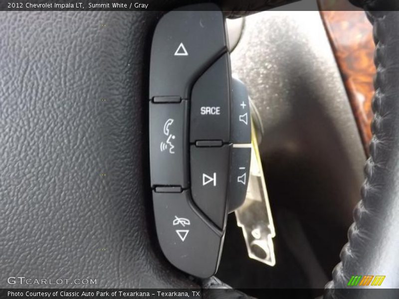 Summit White / Gray 2012 Chevrolet Impala LT