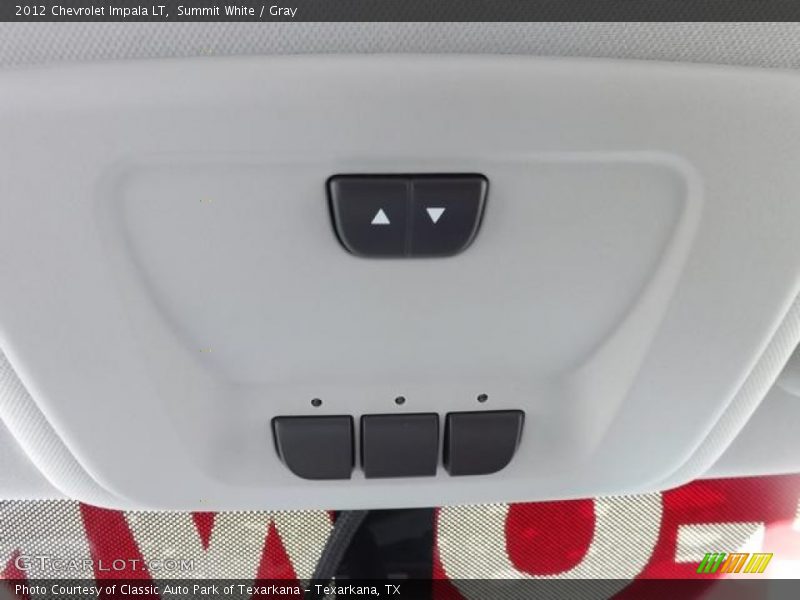 Summit White / Gray 2012 Chevrolet Impala LT