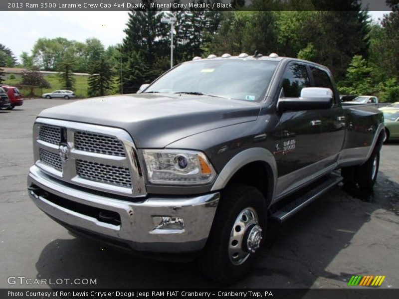 Front 3/4 View of 2013 3500 Laramie Crew Cab 4x4 Dually