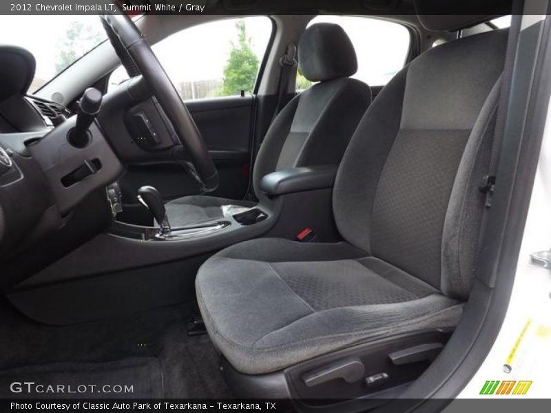 Summit White / Gray 2012 Chevrolet Impala LT