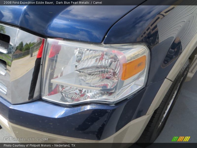 Dark Blue Pearl Metallic / Camel 2008 Ford Expedition Eddie Bauer