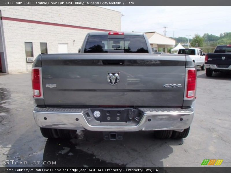 Mineral Gray Metallic / Black 2013 Ram 3500 Laramie Crew Cab 4x4 Dually