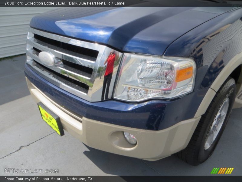 Dark Blue Pearl Metallic / Camel 2008 Ford Expedition Eddie Bauer