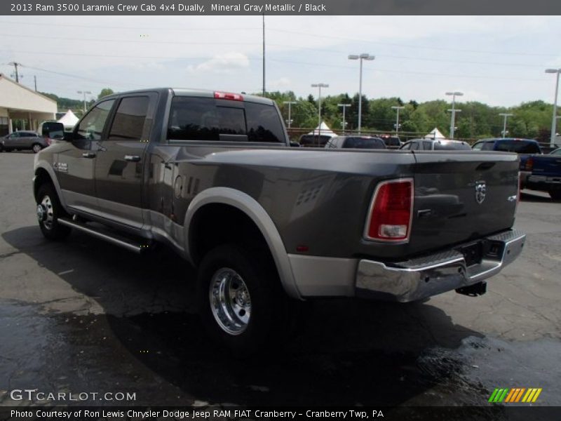 Mineral Gray Metallic / Black 2013 Ram 3500 Laramie Crew Cab 4x4 Dually
