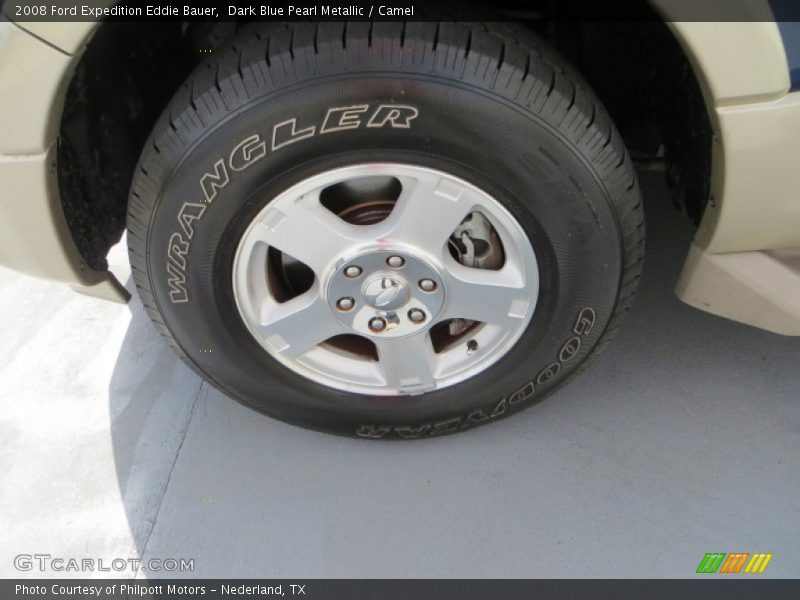 Dark Blue Pearl Metallic / Camel 2008 Ford Expedition Eddie Bauer