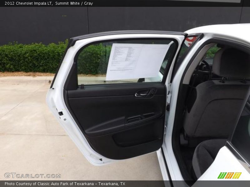 Summit White / Gray 2012 Chevrolet Impala LT