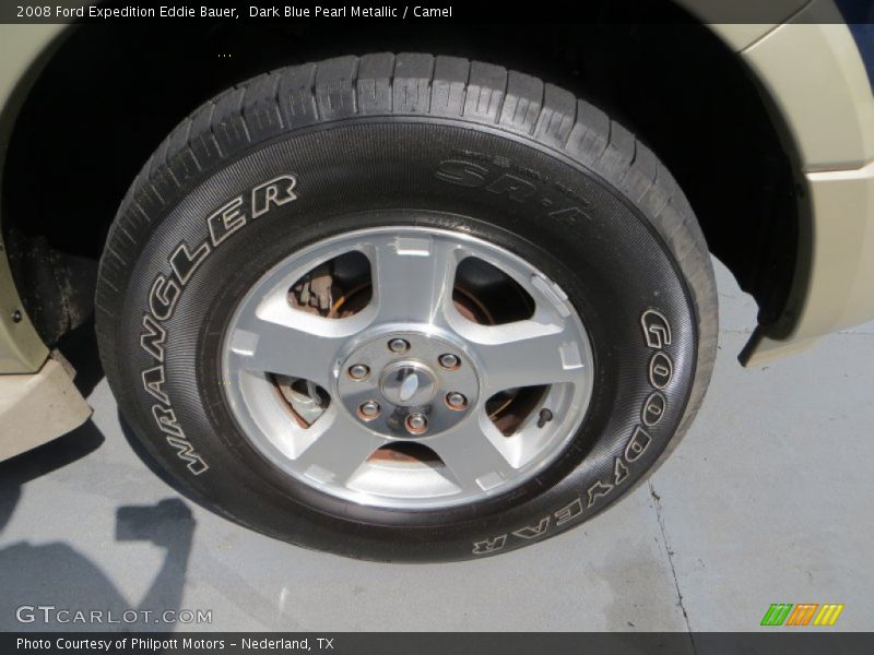Dark Blue Pearl Metallic / Camel 2008 Ford Expedition Eddie Bauer