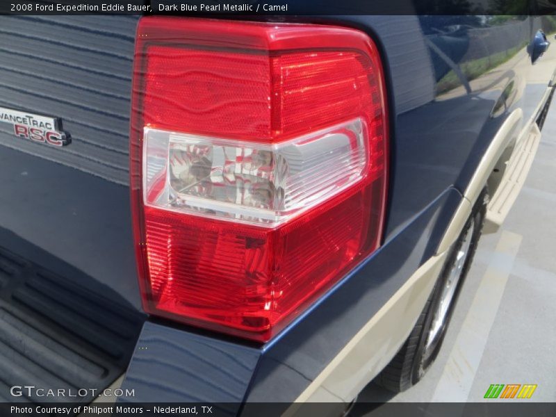Dark Blue Pearl Metallic / Camel 2008 Ford Expedition Eddie Bauer