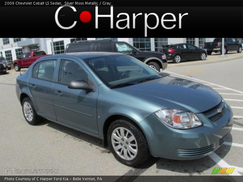Silver Moss Metallic / Gray 2009 Chevrolet Cobalt LS Sedan