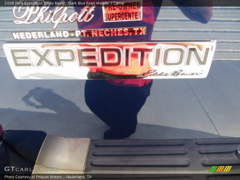 Dark Blue Pearl Metallic / Camel 2008 Ford Expedition Eddie Bauer