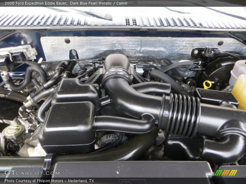 Dark Blue Pearl Metallic / Camel 2008 Ford Expedition Eddie Bauer