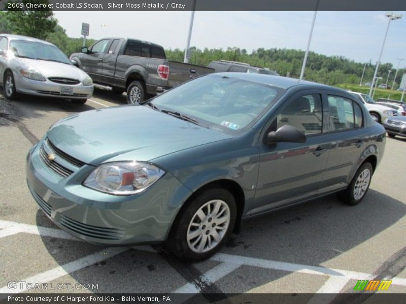 Silver Moss Metallic / Gray 2009 Chevrolet Cobalt LS Sedan