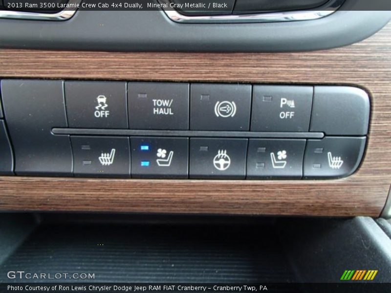 Controls of 2013 3500 Laramie Crew Cab 4x4 Dually