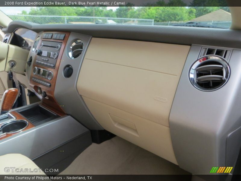 Dark Blue Pearl Metallic / Camel 2008 Ford Expedition Eddie Bauer
