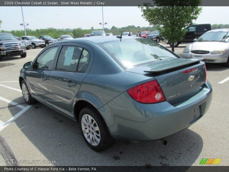 Silver Moss Metallic / Gray 2009 Chevrolet Cobalt LS Sedan