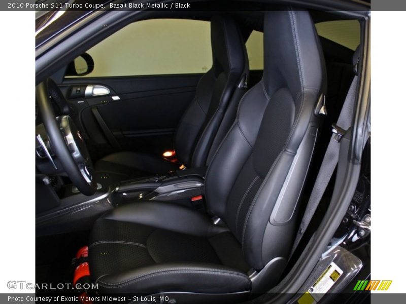  2010 911 Turbo Coupe Black Interior