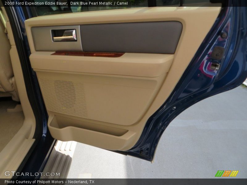 Dark Blue Pearl Metallic / Camel 2008 Ford Expedition Eddie Bauer
