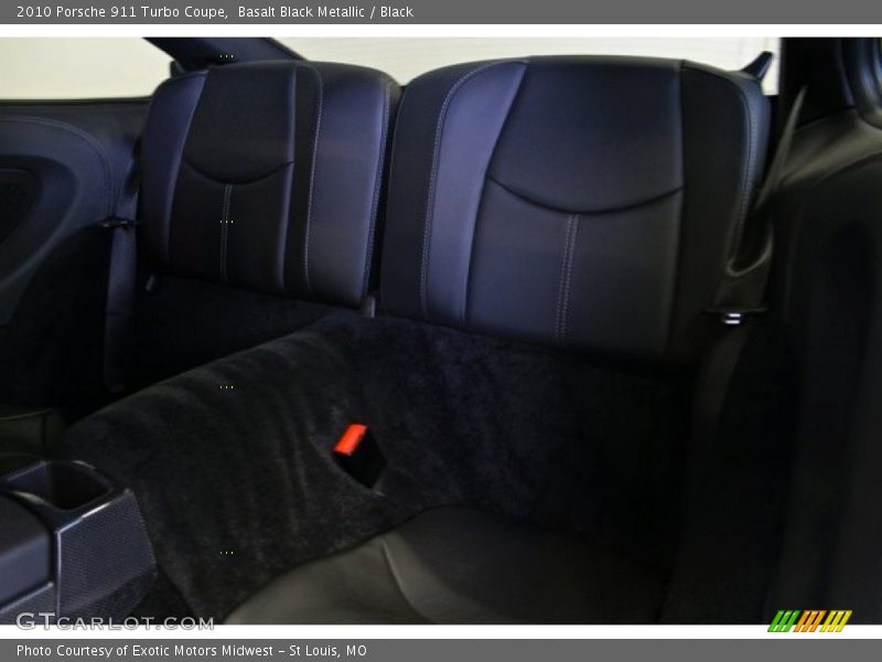 Basalt Black Metallic / Black 2010 Porsche 911 Turbo Coupe