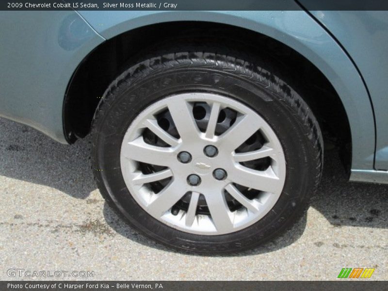 Silver Moss Metallic / Gray 2009 Chevrolet Cobalt LS Sedan