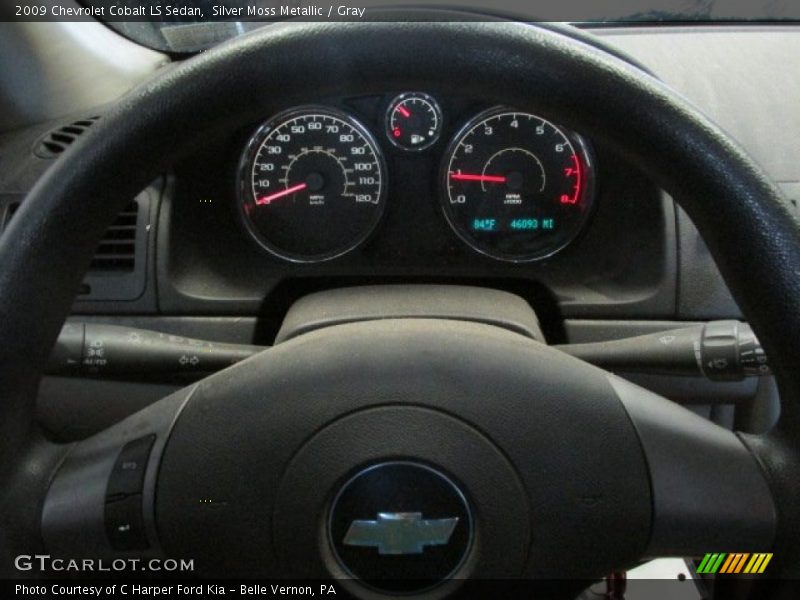 Silver Moss Metallic / Gray 2009 Chevrolet Cobalt LS Sedan