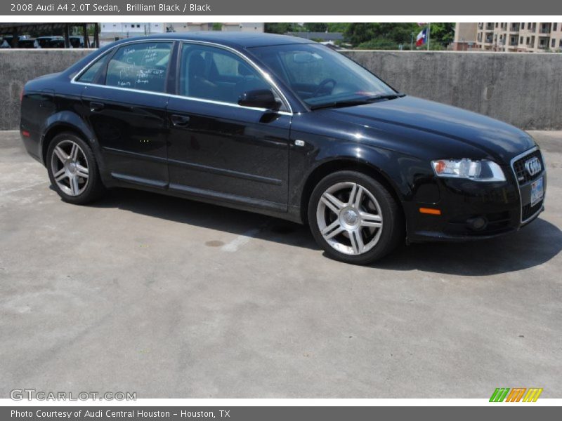 Brilliant Black / Black 2008 Audi A4 2.0T Sedan